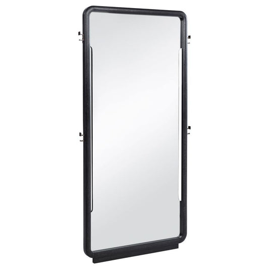 Leandro - 76" Full Length Floor Mirror - Burnished Black Floor Mirrors by Coaster Fine Furniture - Walls Furniture & Mattress