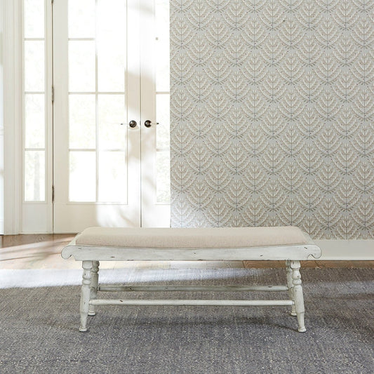 Whitney - Bench - White Dining Benches by Liberty Furniture - Walls Furniture & Mattress