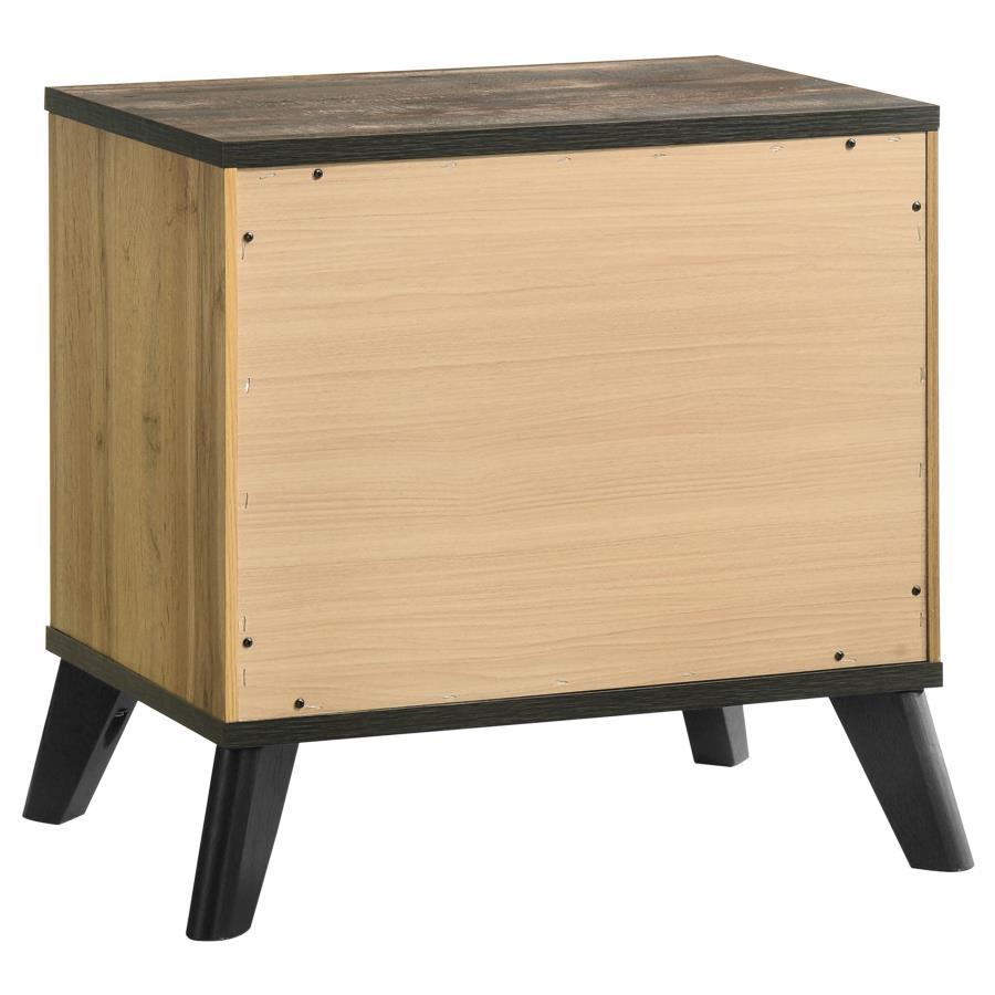 Kaywood - 2 - Drawer Nightstand Bedside Table - Natural Pine Accent Nightstands by Coaster Fine Furniture - Walls Furniture & Mattress