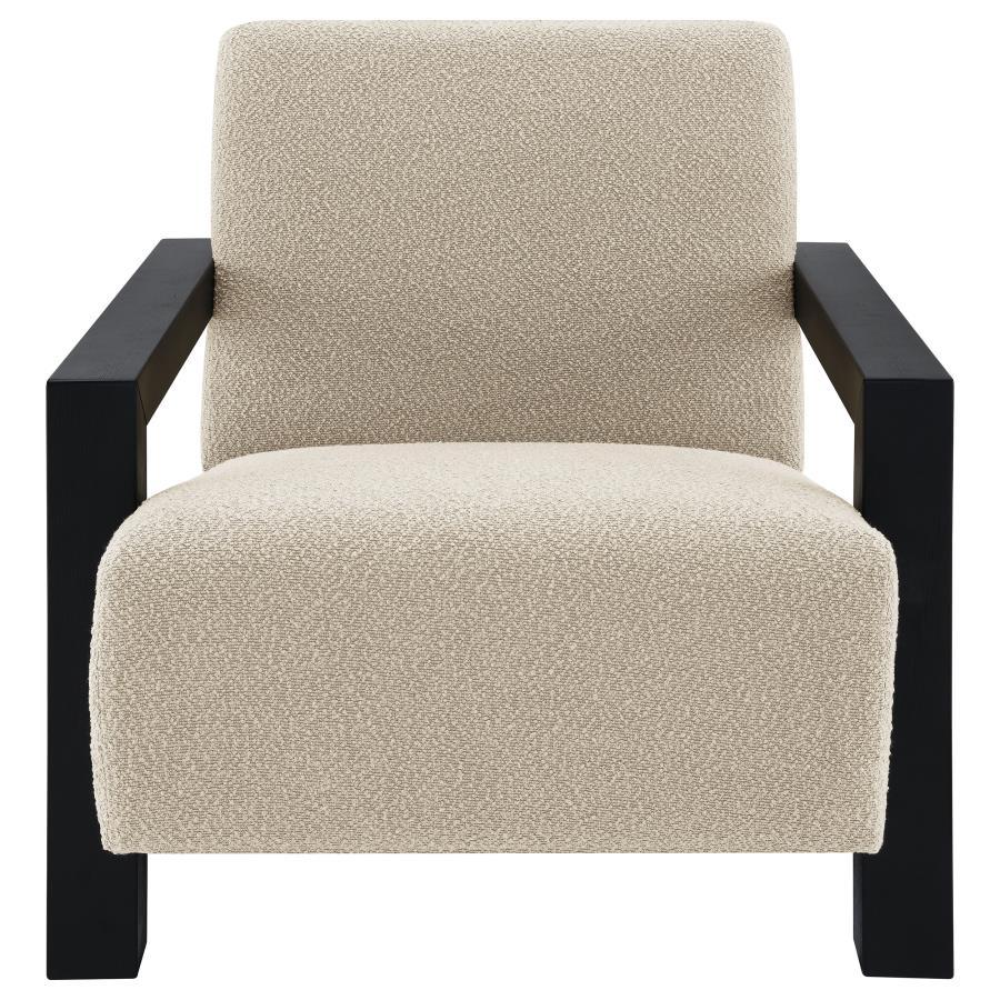 Fitzroy - Boucle Upholstered Accent Arm Chair Arm Chairs by Coaster Fine Furniture - Walls Furniture & Mattress