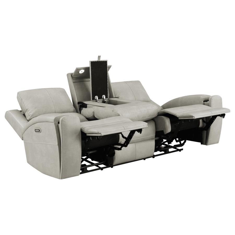 Brickston - Triple Power Reclining Sofa Reclining Sofas by Coaster Fine Furniture - Walls Furniture & Mattress