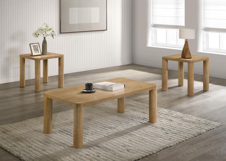 Castlewood - Cocktail Coffee Table Set Table Sets by Coaster Fine Furniture - Walls Furniture & Mattress