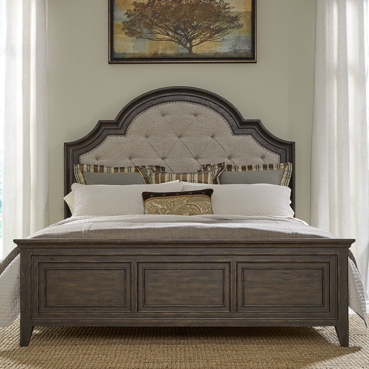Paradise Valley - Upholstered Bed Upholstered Beds by Liberty Furniture - Walls Furniture & Mattress