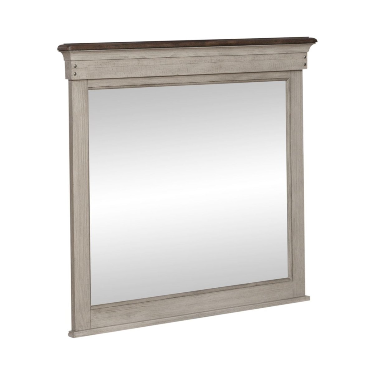 Ivy Hollow - Landscape Mirror - White Landscape Mirrors by Liberty Furniture - Walls Furniture & Mattress