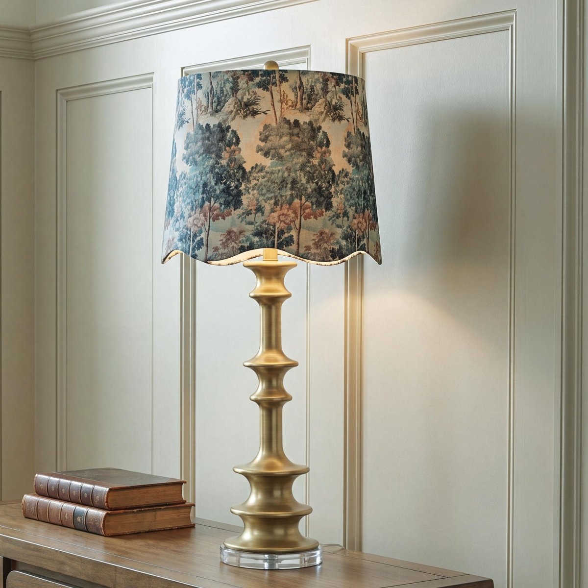 Jaystower - Poly Table Lamp - Antique Gold Color Table Lamps by Signature Design by Ashley® - Walls Furniture & Mattress