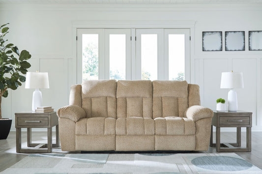Tip - off - Power Reclining Sofa With Adj Headrest Reclining Sofas by Signature Design by Ashley® - Walls Furniture & Mattress