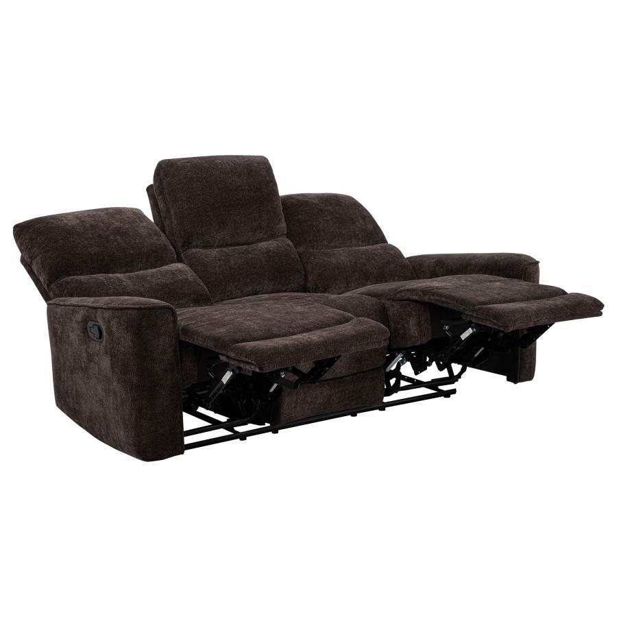 Navarro - Chenille Upholstered Reclining Sofa Reclining Sofas by Coaster Fine Furniture - Walls Furniture & Mattress
