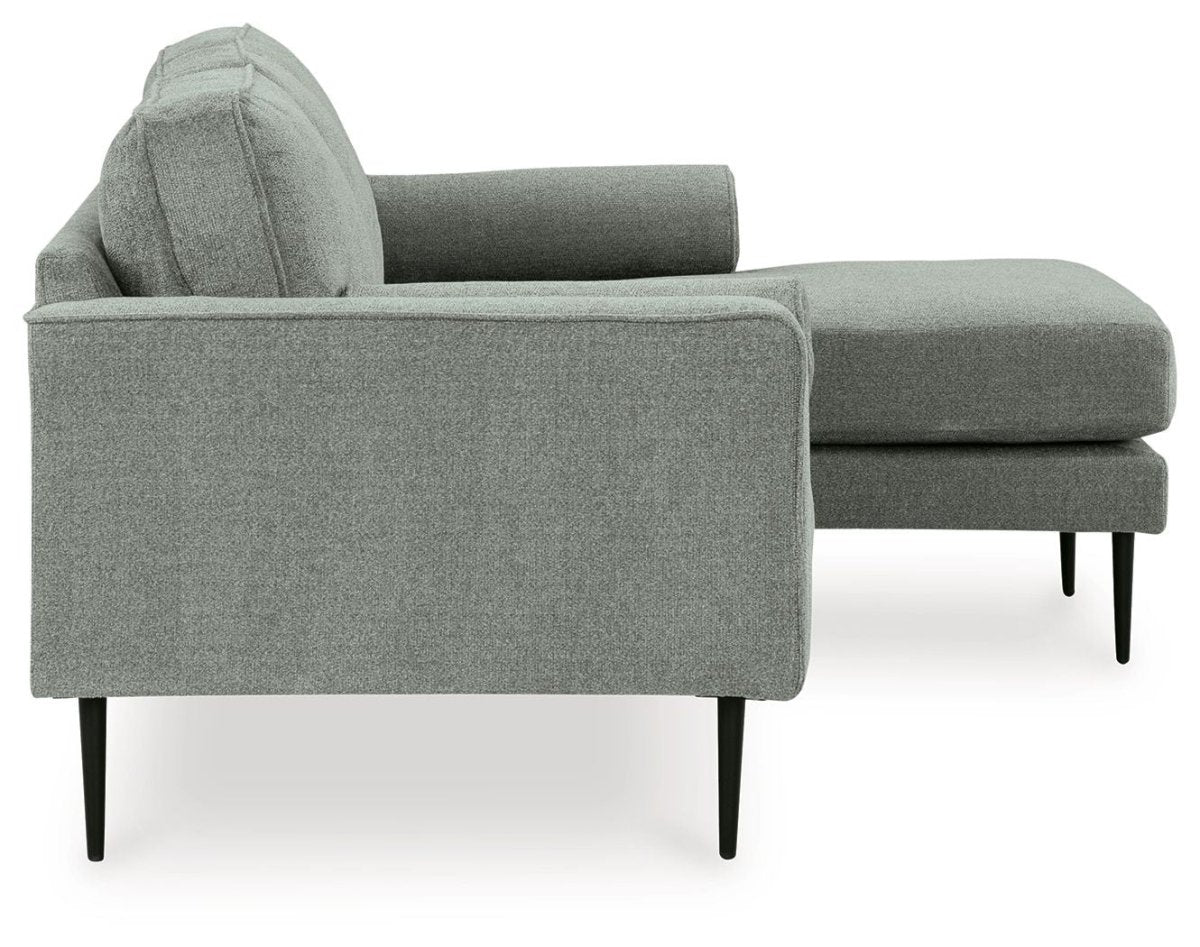 Hazela - Sofa Chaise - Charcoal Stationary Sofas by Signature Design by Ashley® - Walls Furniture & Mattress