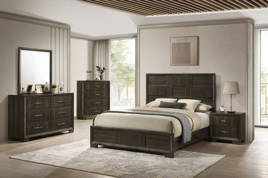 Langston - 5 Drawer Chest - Espresso Accent Chests by New Classic - Walls Furniture & Mattress