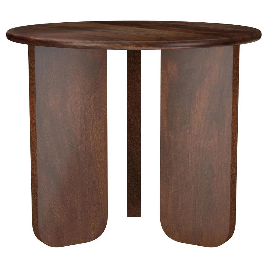 Dale - Round Solid Mango Wood Table End Tables by Coaster Fine Furniture - Walls Furniture & Mattress