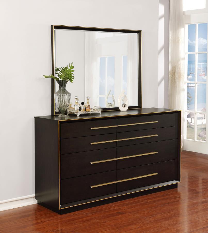 Durango - 8 - Drawer Dresser With Mirror Dresser & Mirror by CoasterElevations - Walls Furniture & Mattress