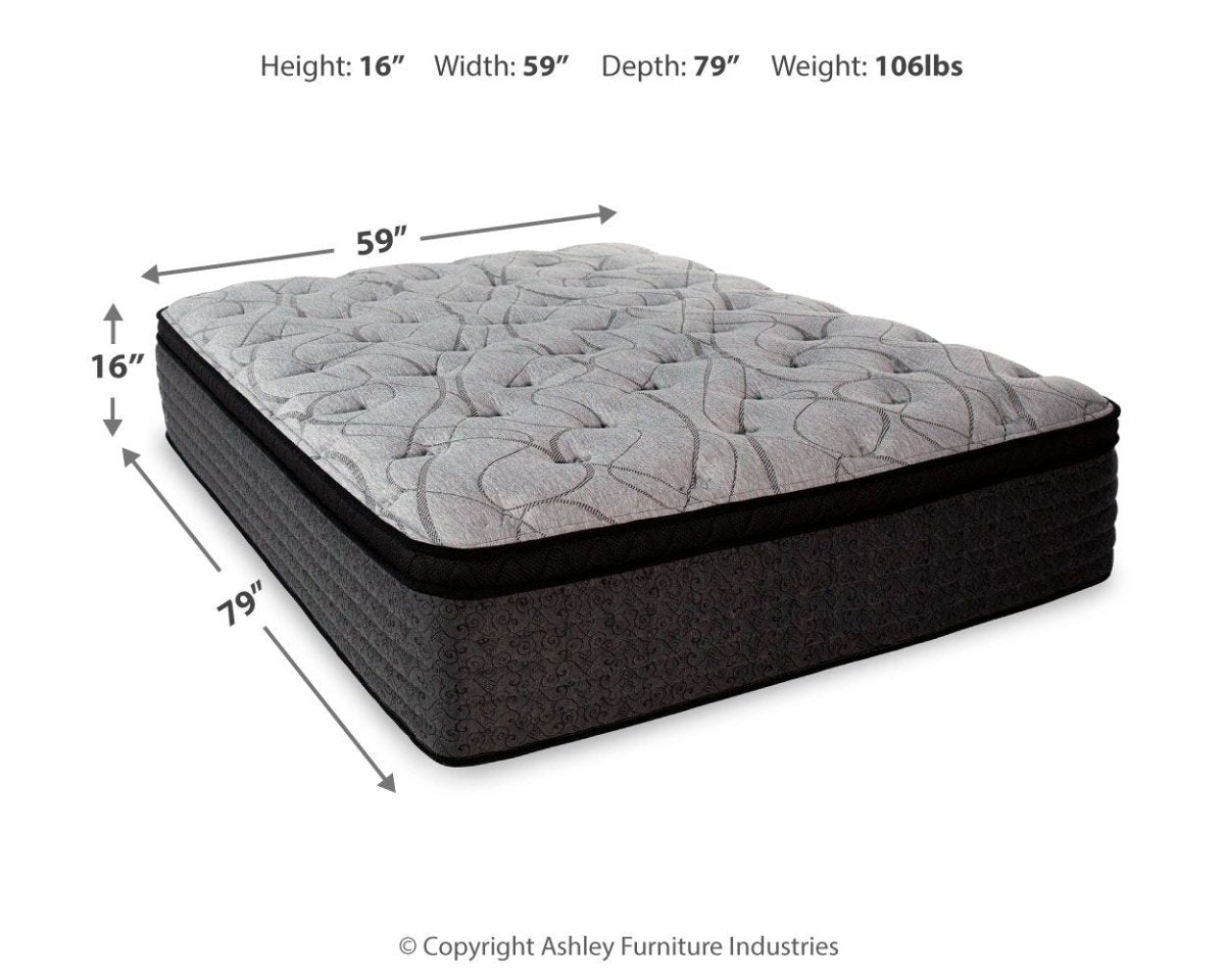 Hybrid 1600 - Euro Top Mattress Euro Top Mattresses by Sierra Sleep® by Ashley - Walls Furniture & Mattress