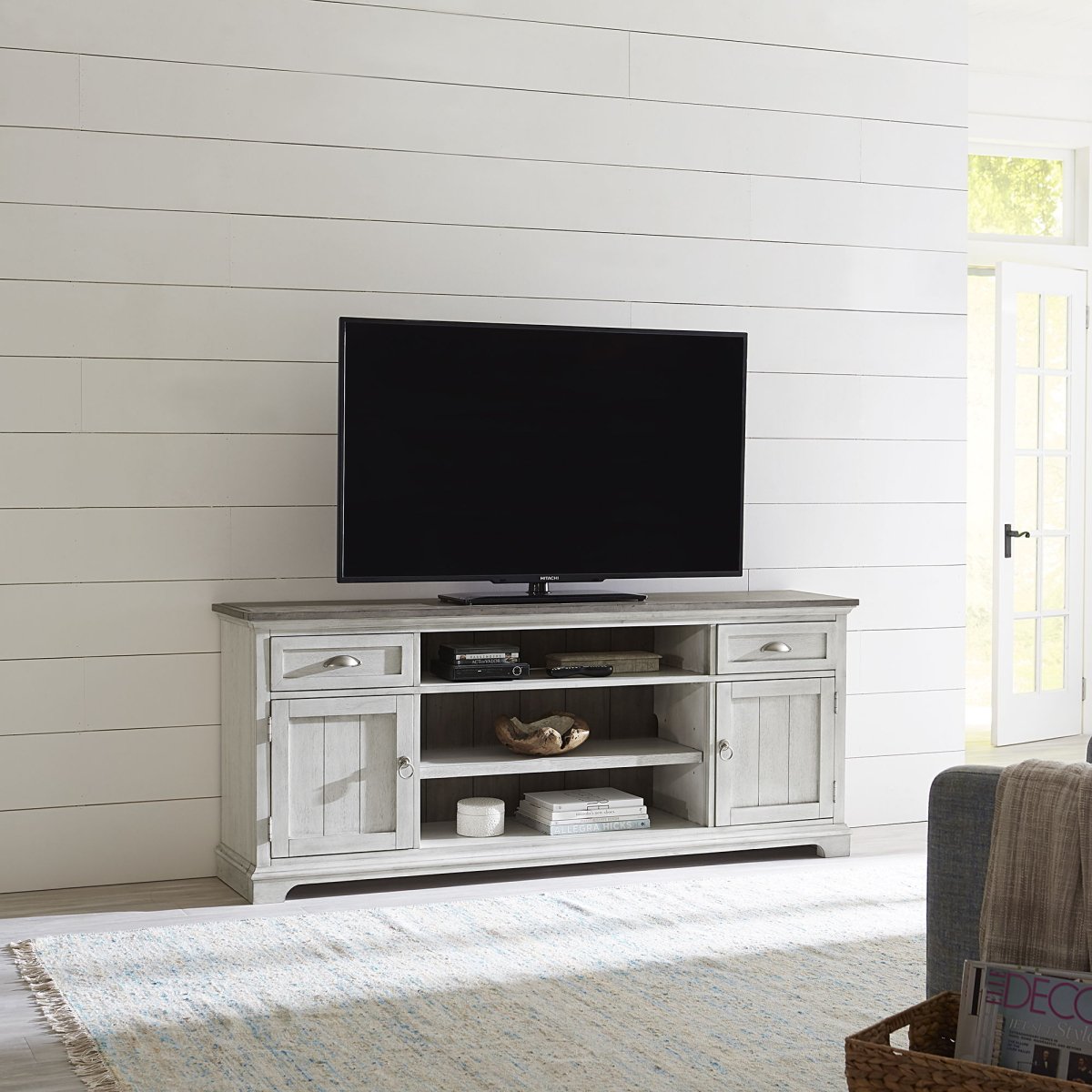Ocean Isle - Entertainment Tv Stand TV Stands by Liberty Furniture - Walls Furniture & Mattress