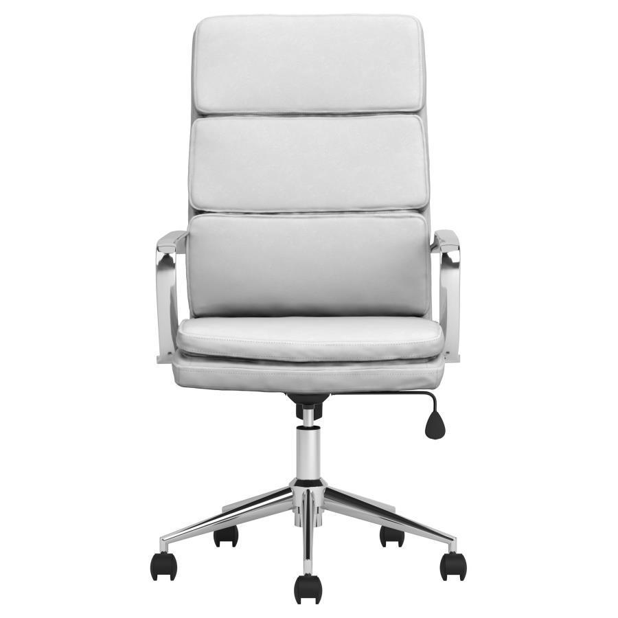 Ximena - Upholstered Adjustable High Back Office Chair Swivel Chairs by CoasterEssence - Walls Furniture & Mattress