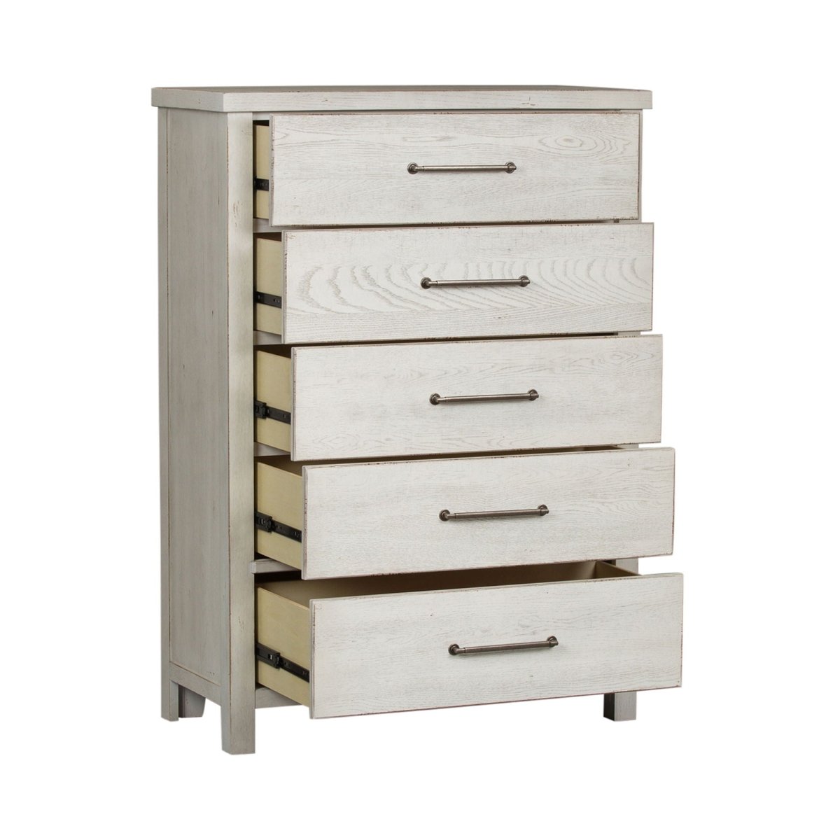 Modern Farmhouse - 5 Drawer Chest Accent Chests by Liberty Furniture - Walls Furniture & Mattress