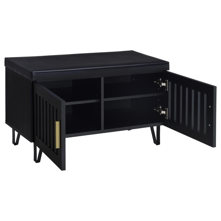 Brixton - 2 - Door Padded Entryway Shoe Storage Bench Storage Benches by Coaster Fine Furniture - Walls Furniture & Mattress