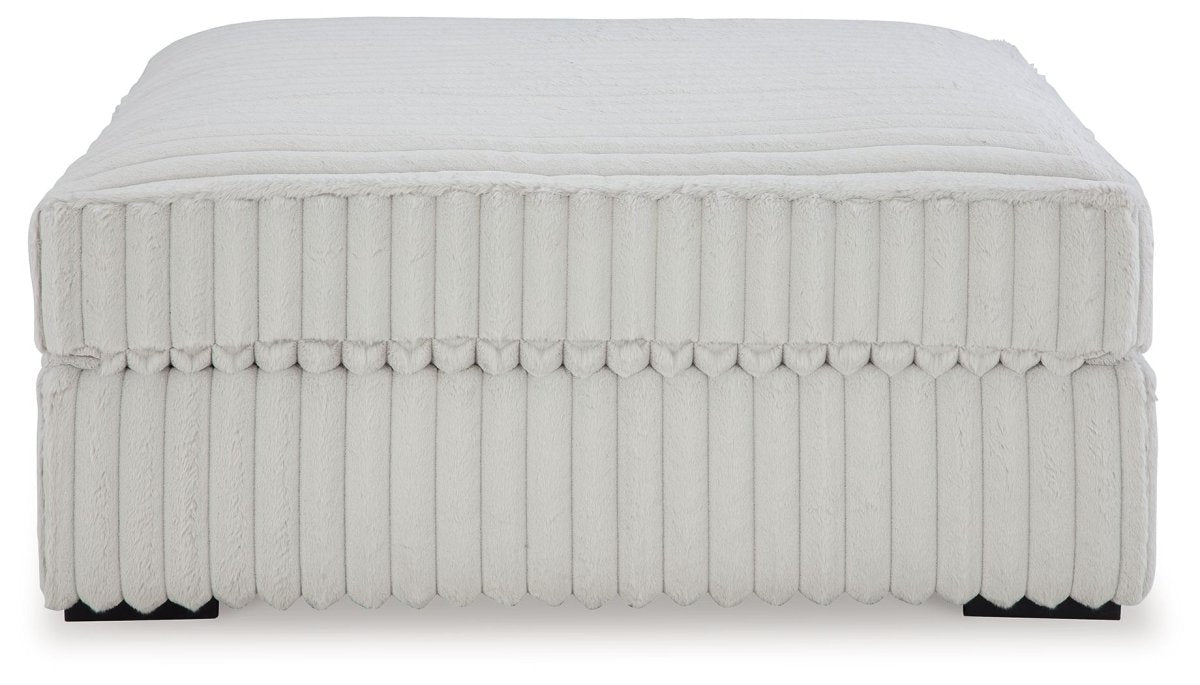 Stupendous - Oversized Accent Ottoman - Alloy Accent Ottomans by Signature Design by Ashley® - Walls Furniture & Mattress