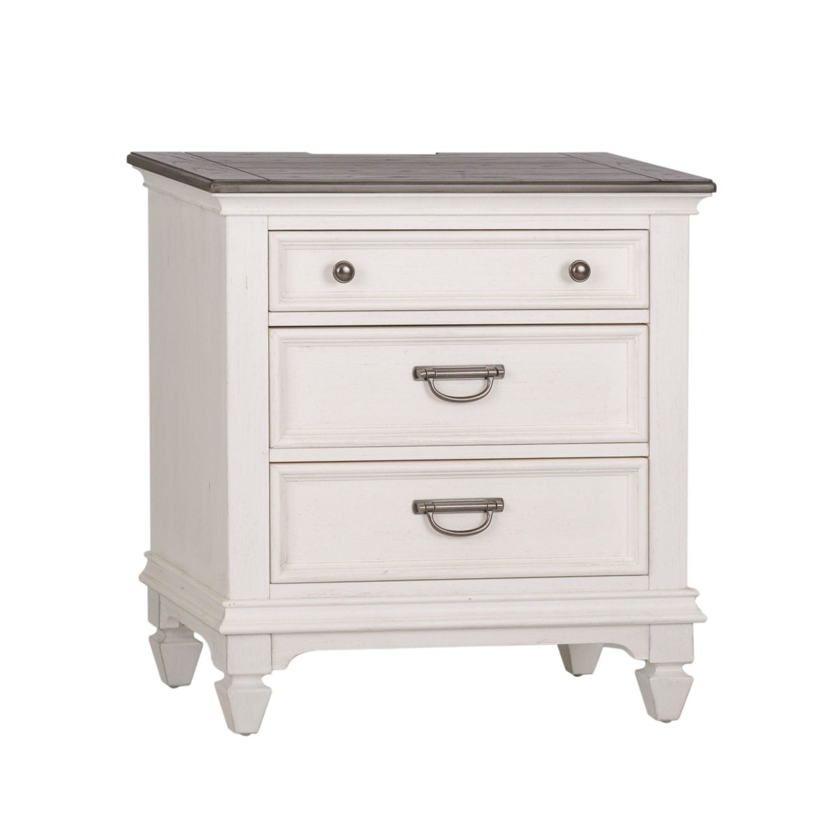 Allyson Park - Nightstand w/ Charging Station Nightstands w/ Charging Stations by Liberty Furniture - Walls Furniture & Mattress