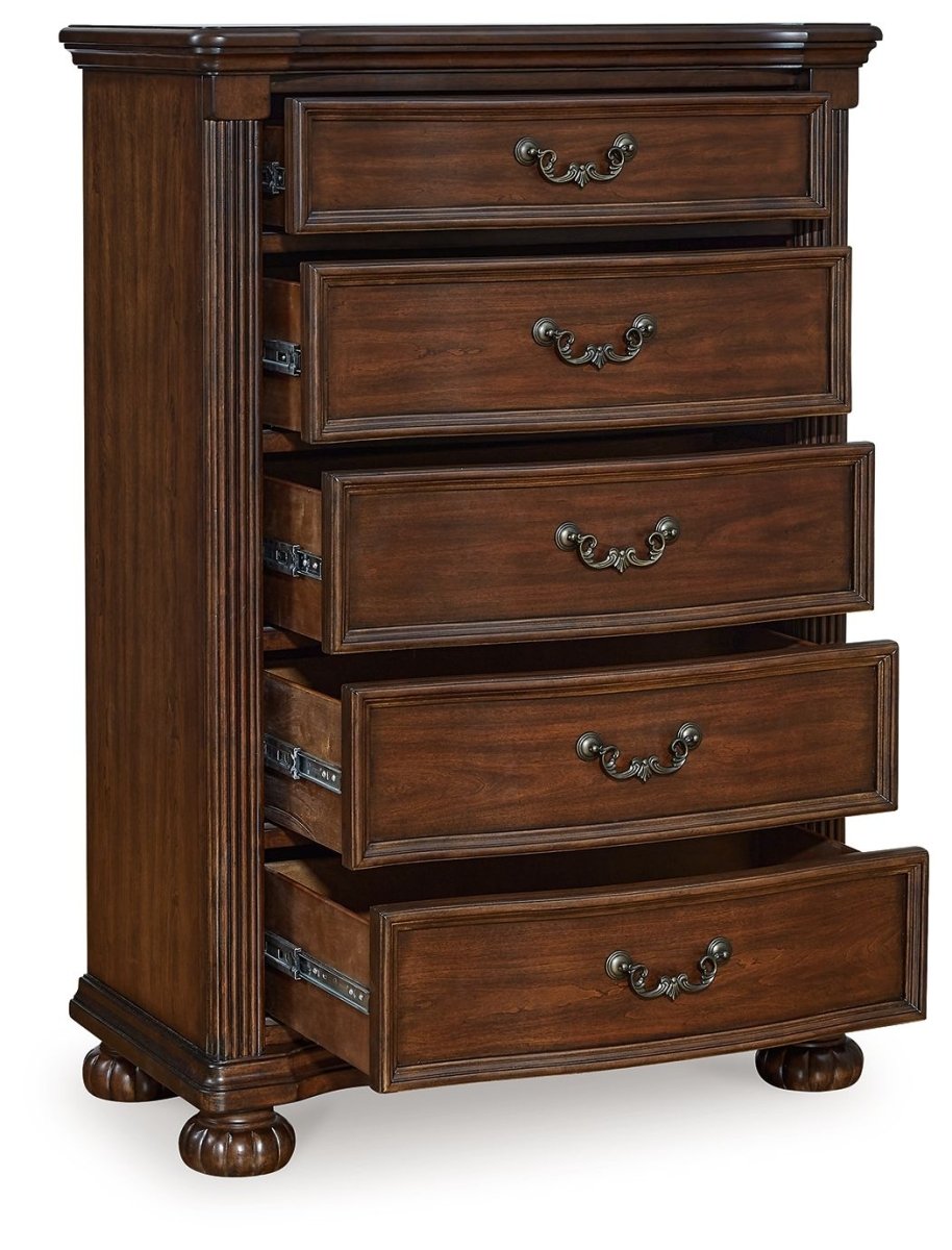 Lavinton - Five Drawer Chest - Brown Accent Chests by Signature Design by Ashley® - Walls Furniture & Mattress