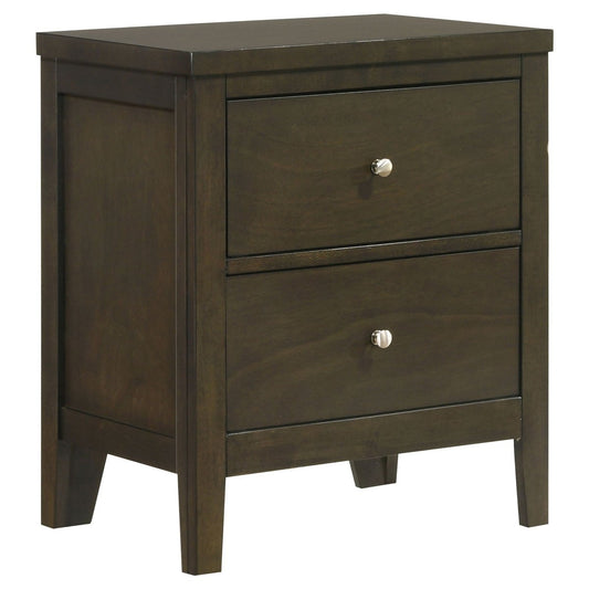 Wilkes - 2 - Drawer Nightstand Bedside Table - Dark Cocoa Accent Nightstands by Coaster Fine Furniture - Walls Furniture & Mattress