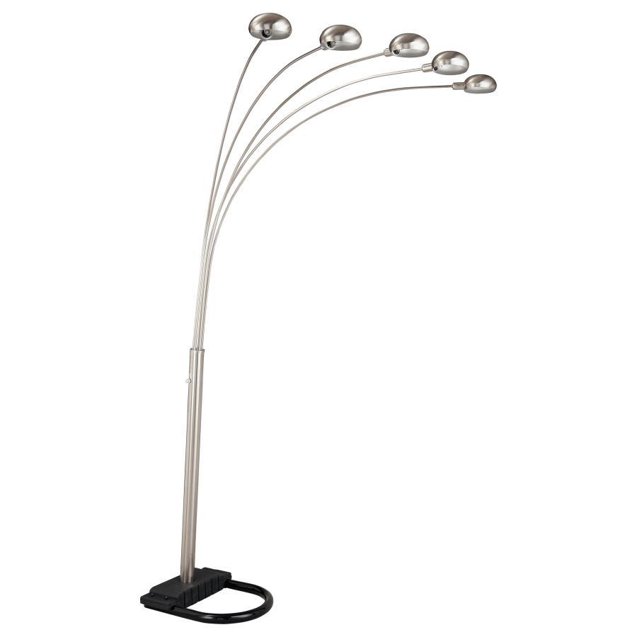 Kayd - Arc 5 - light Dome Shade Metal Floor Lamp Floor Lamps by CoasterEssence - Walls Furniture & Mattress