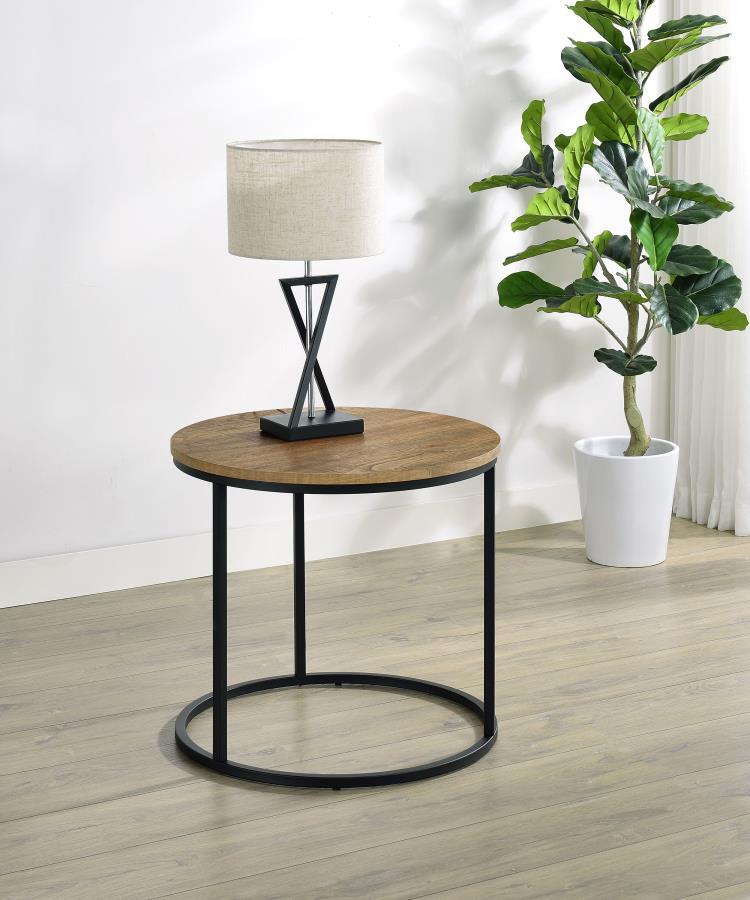 Lainey - Round Occasional Side End Table - Mango End Tables by Coaster Fine Furniture - Walls Furniture & Mattress