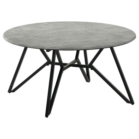 Hadi - Round Smart Top Table End Tables by CoasterEveryday - Walls Furniture & Mattress