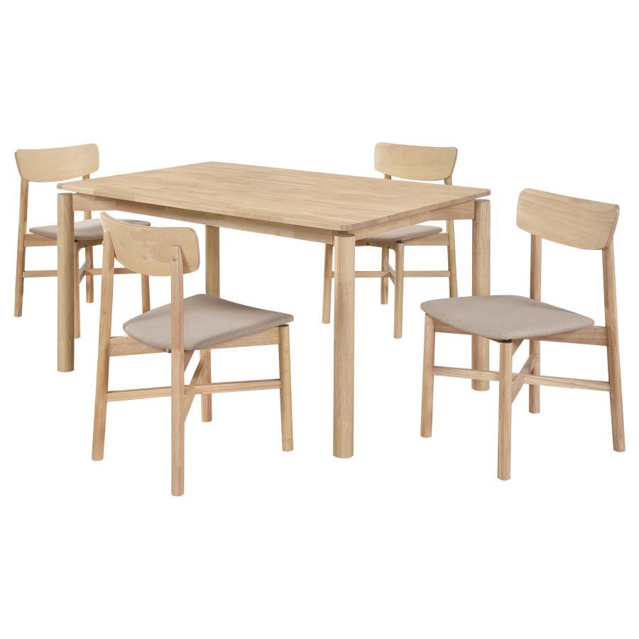 Parkridge - Wood Dining Set 5 Piece Dining Room Sets by Coaster Fine Furniture - Walls Furniture & Mattress