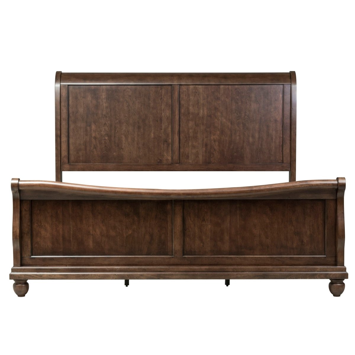 Rustic Traditions - Sleigh Bed, Dresser & Mirror 3 Piece Bedroom Sets by Liberty Furniture - Walls Furniture & Mattress