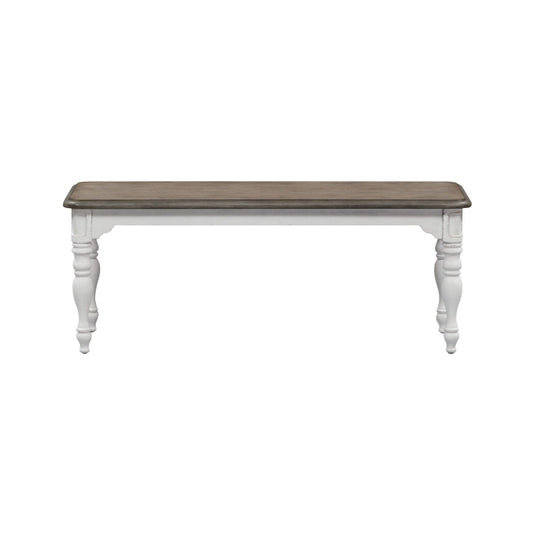 Magnolia Manor - Dining Bench - White Dining Benches by Liberty Furniture - Walls Furniture & Mattress