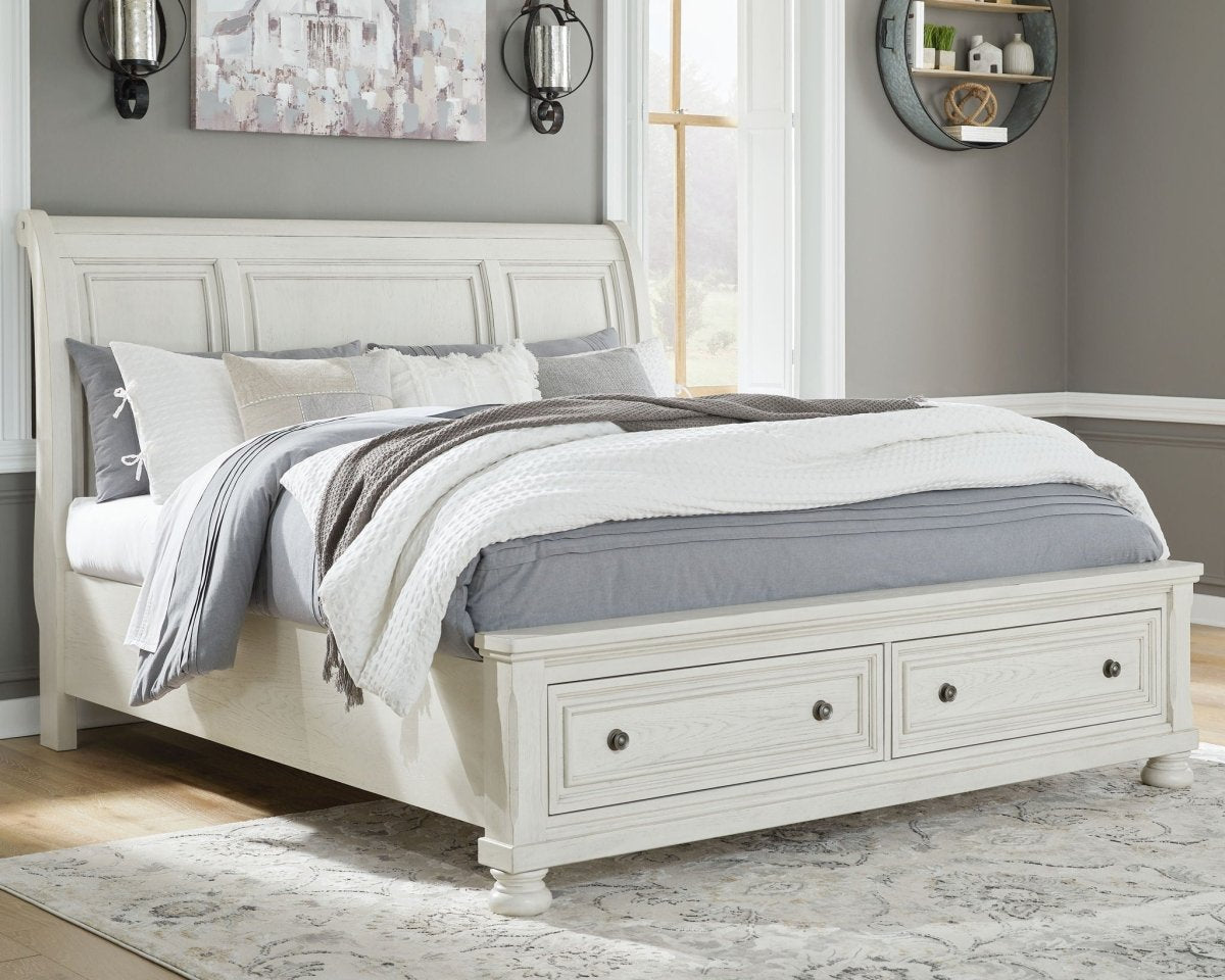 Robbinsdale - Sleigh Bedroom Set 6 Piece Bedroom Sets by Ashley® - Walls Furniture & Mattress
