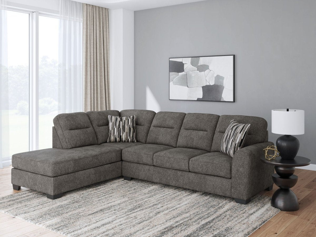 Olten - Sectional Stationary Sectionals by Benchcraft® - Walls Furniture & Mattress