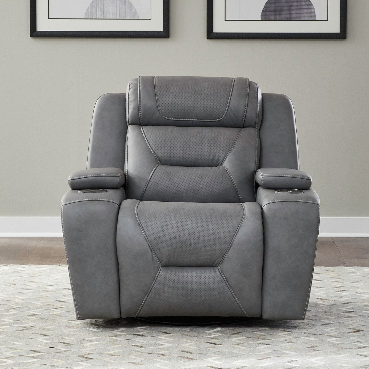 Chapman - Swivel Glider Recliner P2 Swivel Glider Chairs by Liberty Furniture - Walls Furniture & Mattress