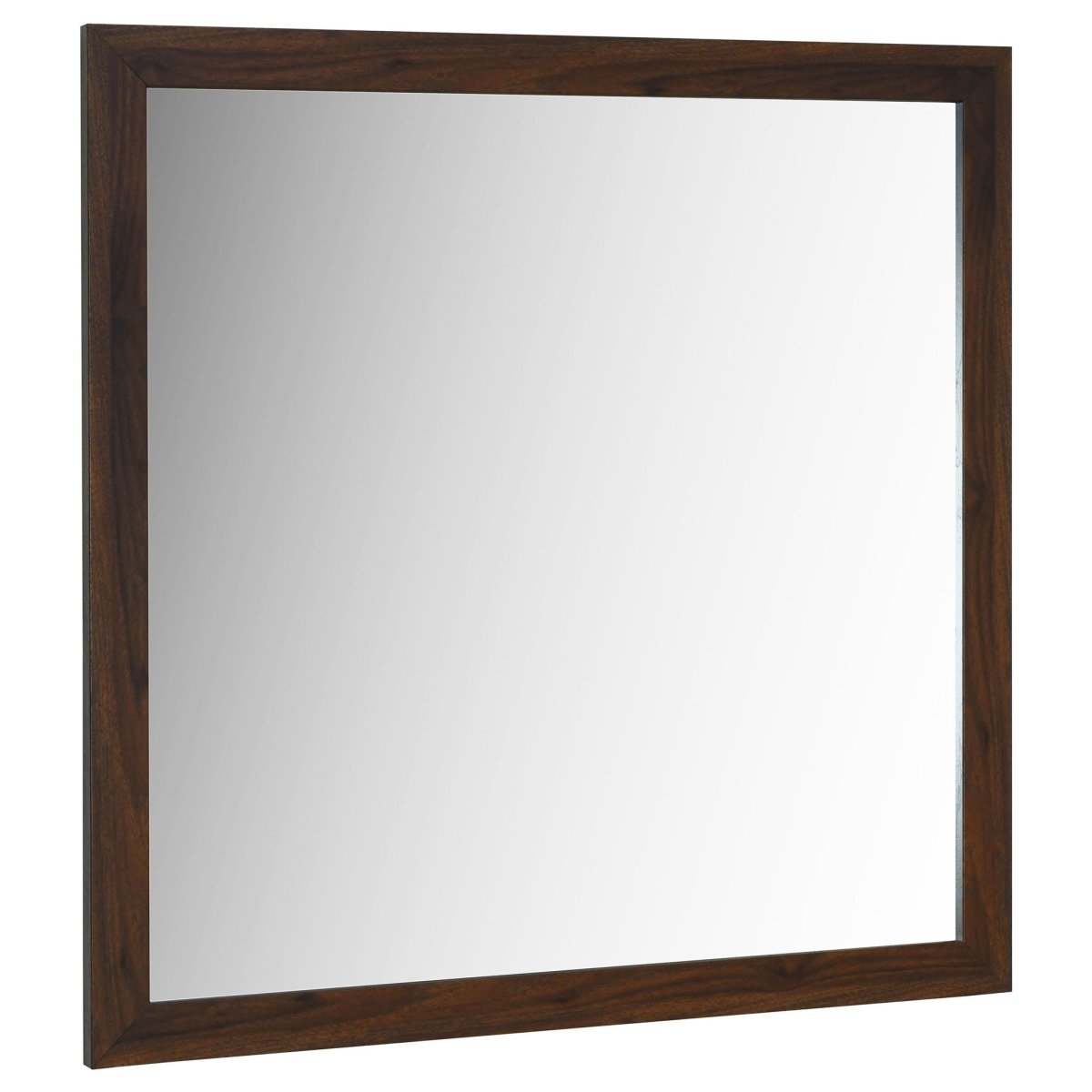 Welsley - Dresser Mirror - Walnut Bedroom Mirrors by Coaster Fine Furniture - Walls Furniture & Mattress