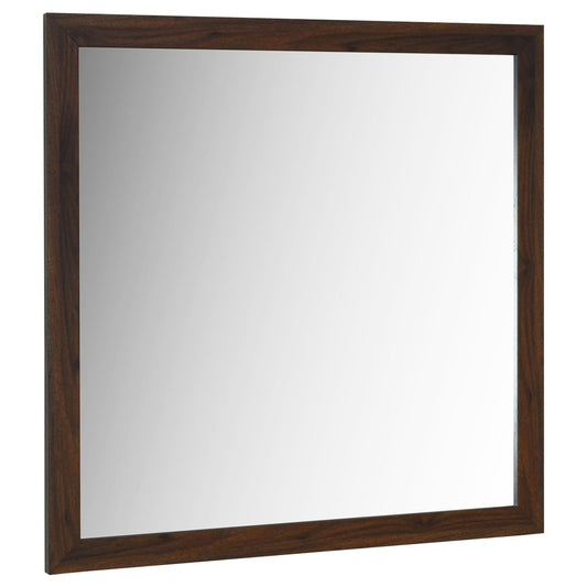 Welsley - Dresser Mirror - Walnut Bedroom Mirrors by Coaster Fine Furniture - Walls Furniture & Mattress