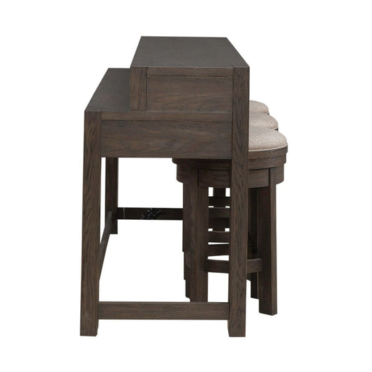 Lennox Hill - 4 Piece Set - Dark Brown 4 Piece Living Room Sets by Liberty Furniture - Walls Furniture & Mattress