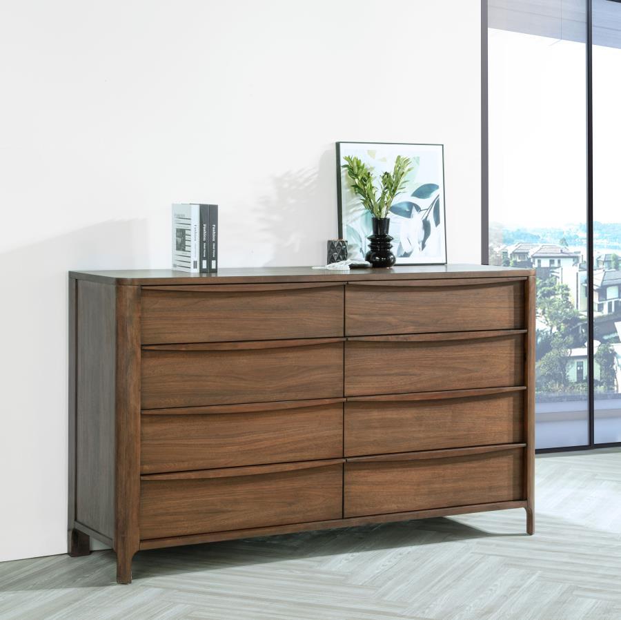 Maderia - 8 - Drawer Dresser Dressers by Coaster Fine Furniture - Walls Furniture & Mattress