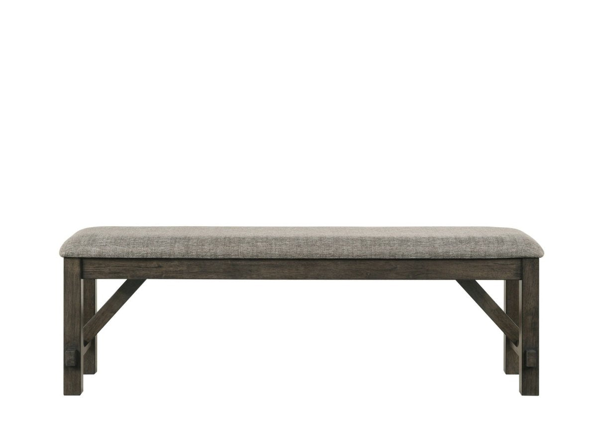 Gulliver - Bench - Rustic Brown Upholstered Benches by New Classic - Walls Furniture & Mattress
