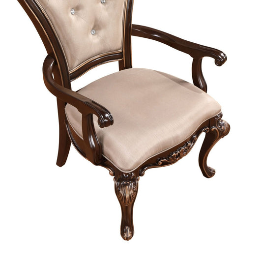 Constantine - Arm Chair (Set of 2) - Cherry Chair Sets by New Classic - Walls Furniture & Mattress