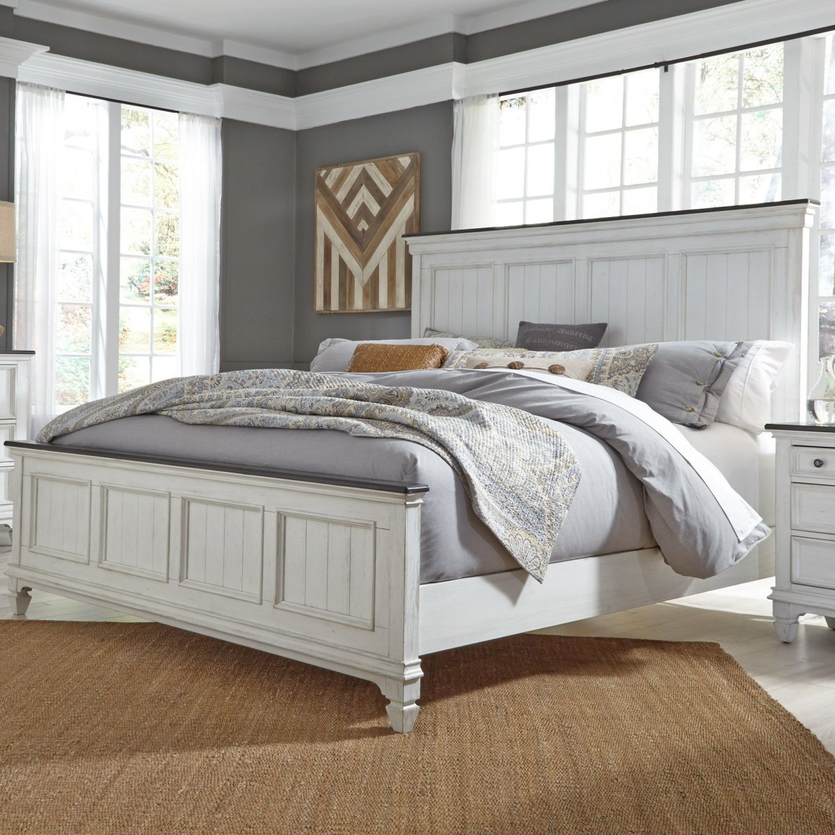 Allyson Park - Panel Bed Panel Beds by Liberty Furniture - Walls Furniture & Mattress