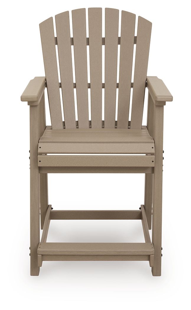Seacliff Beach - Barstool (Set of 2) - Medium Brown Stool Sets by Signature Design by Ashley® - Walls Furniture & Mattress