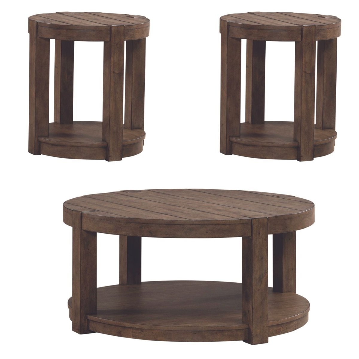 Broadmore - Optional 3 Piece Set - Brown Table Sets by Liberty Furniture - Walls Furniture & Mattress