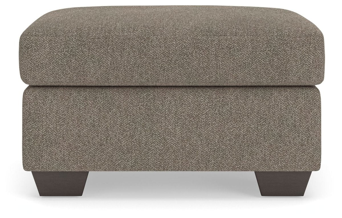 Triston - Peaks - Ottoman - Suede Upholstered Ottomans by Benchcraft® - Walls Furniture & Mattress