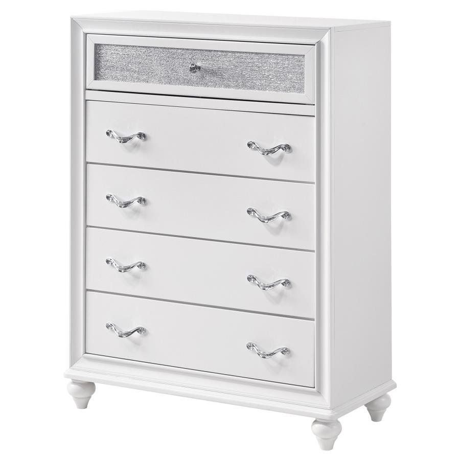 Barzini - 5 - Drawer Bedroom Chest Accent Chests by CoasterEveryday - Walls Furniture & Mattress