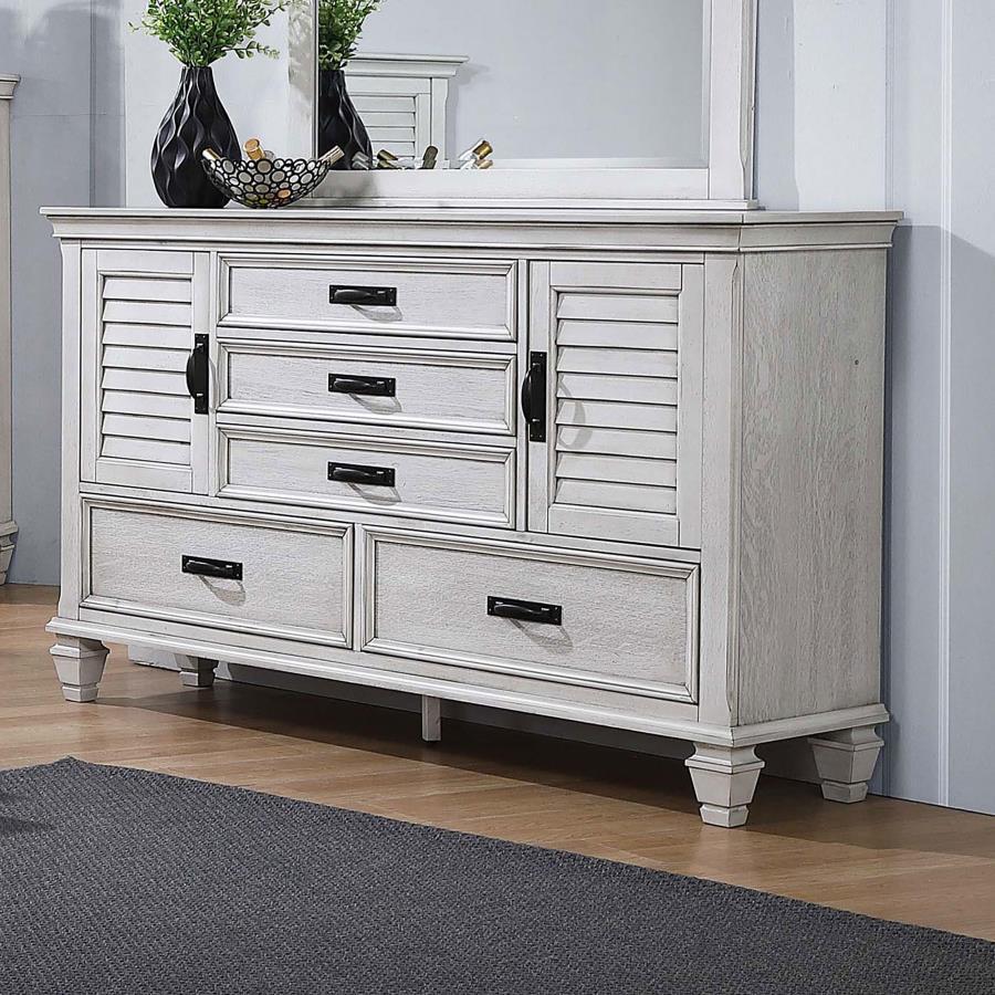 Franco - 5 - Drawer Dresser Dressers by CoasterEssence - Walls Furniture & Mattress
