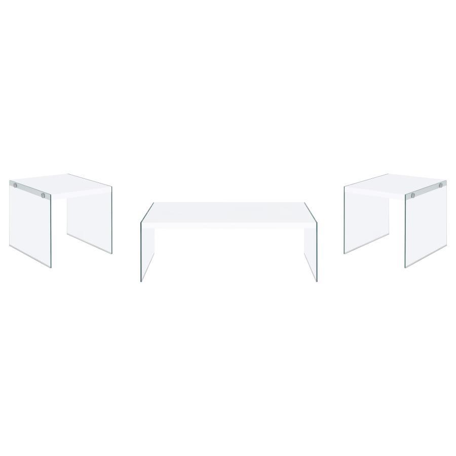 Opal - Coffee Table Set Table Sets by Coaster Fine Furniture - Walls Furniture & Mattress