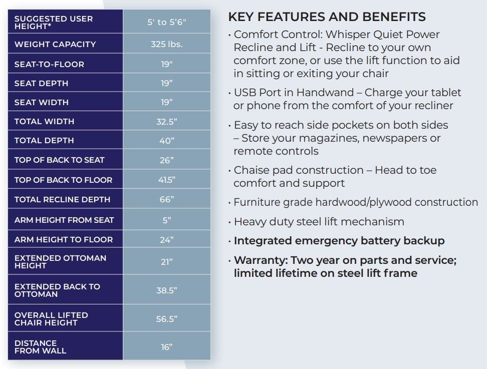 MM4001 Trio Piccolo Popstitch Chianti Petite 3 Position Lift Chair Lift Chairs by Mega Motion - Walls Furniture & Mattress