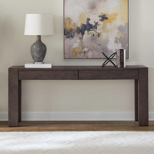 Cascade Falls - Accent Console Table - Satin Espresso Console Tables by Liberty Furniture - Walls Furniture & Mattress