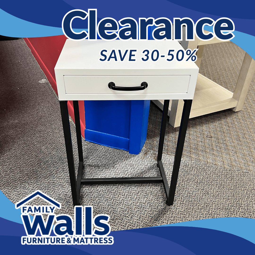 Metal Accent Nightstand by Walls Furniture & Mattress - Walls Furniture & Mattress