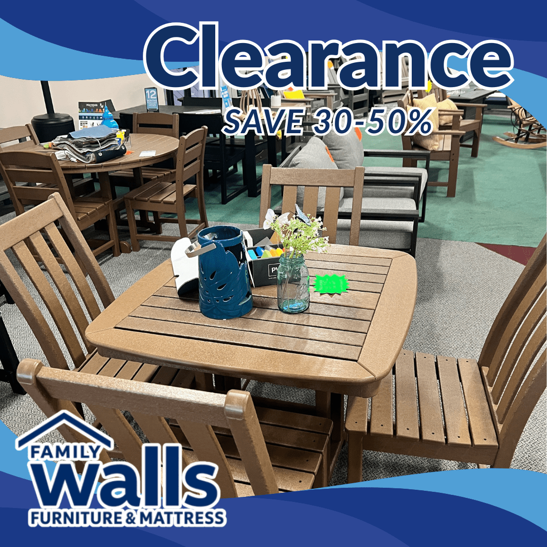 "Vineyard" 5 PC Outdoor Dining Set by Walls Furniture & Mattress - Walls Furniture & Mattress